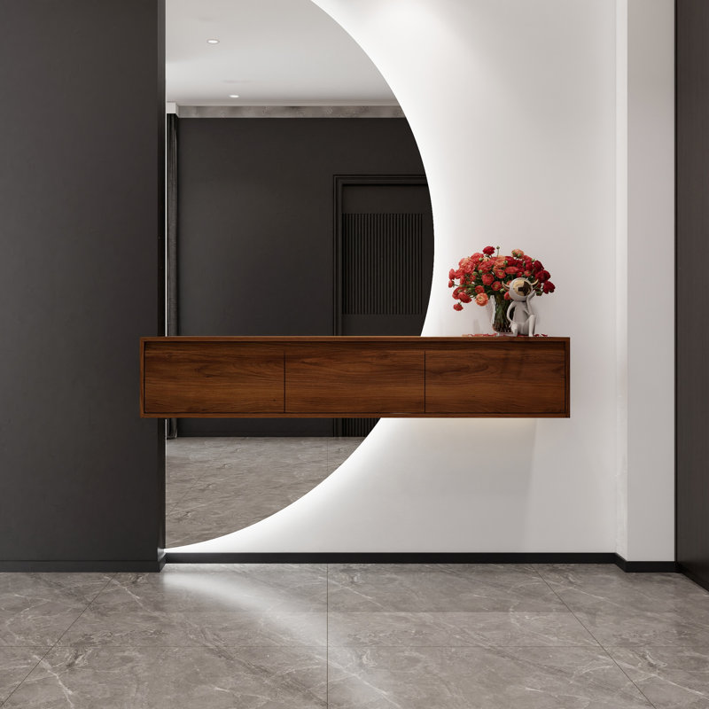 60" Bathroom Cabinet,Soft Close Drawer,Float Mounting Design (Only Vanity, Without Sink), Bathroom Vanity, Brown Ebony