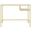 Milliron Glass Top Metal Base Writing Desk-712340112-712340118