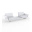 Delta 110.25" W 2 Seat Loveseat and Table-65120465-65120461