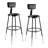Backed Adjustable Height Ergonomic Lab Stool-58829977-58829978
