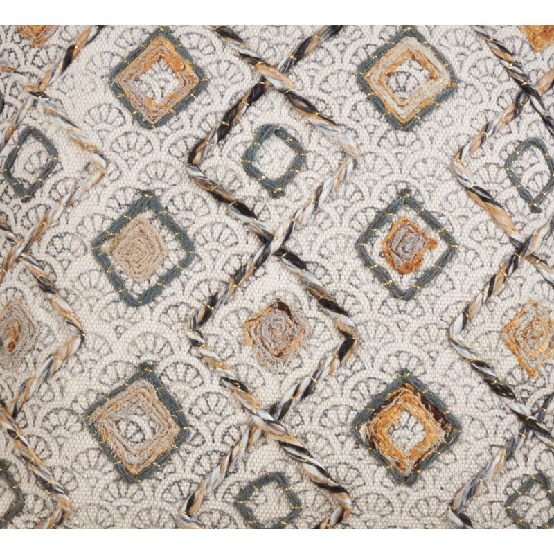 Housse et insert de coussin en coton Diamond, Plumes
