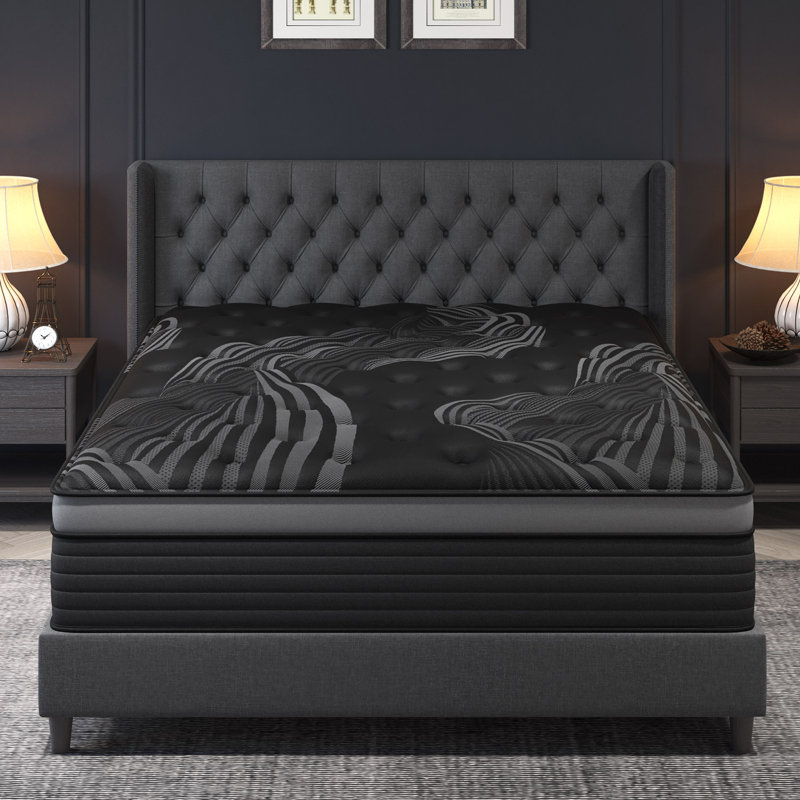 14'' Medium-Firm Euro Top Cooling Memory Foam Hybrid Mattress in a Box, 14", Queen