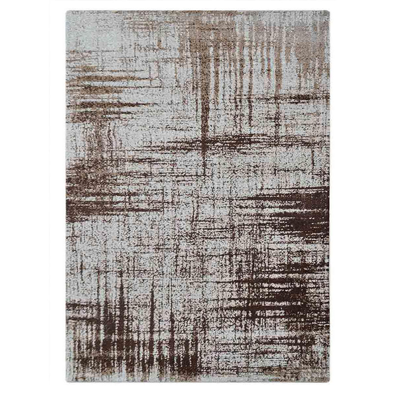 Machine Made Heatset Polyproplyene Area Rugs   -  Rectangle, Beige Color, Contemporary Modern Design, Low Pile Machine Made Area Rugs for Living Room, Bed Room 