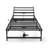 Electric Adjustable Bed Frame, Head And Foot Incline Bed Base With Low-noise Motor And Wired Remote Control-404910306