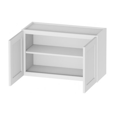 Armoire murale standard en contreplaqué blanc, prête à assembler, Kindwood Eco Shaker, 61 cm (L) x 30,5 cm (P) x 45,7 cm (H)