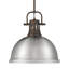 Luminaire suspendu 1 lumière avec tige Bryceton-107150039-107150024