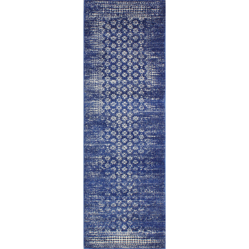 Perri Floral Area Rug, Runner 77 x 244cm