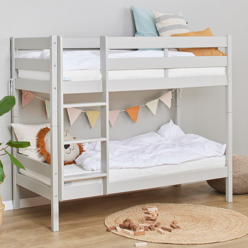 ECO Comfort Bunk Bed, European Toddler (70 x 160 cm), Grey