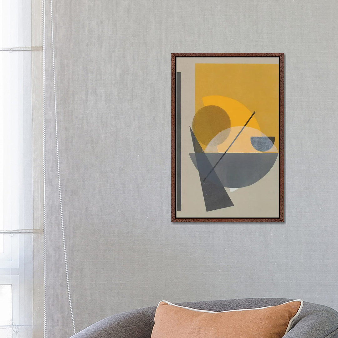 Hommage an das Bauhaus II von Rob Delamater - Galerie-umwickelte Leinwand Giclée auf Leinwand