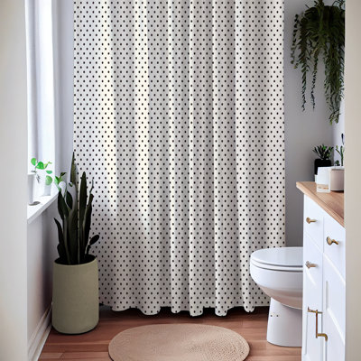 Polka Dot Shower Curtain
