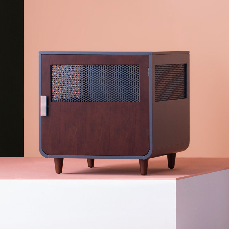 Furniture Style Crate with 1 Door, Mocha Walnut, 60.96cm H x 58.42cm W x 76.2cm D