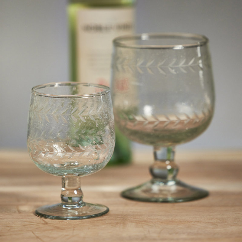 4 pièces 10,6 oz. Ensemble de verrerie
