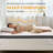 3-Inch Mattress Topper With Quilted White Top, Breathable Grey Mesh Sides, Medium Firmness, Removable & Washable Cover-570225774