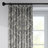 Bordeau Linen Damask Room Darkening Pinch Pleat Pocket Single Curtain Panel-62388033-62348993