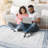 Blue/Ivory/Bordered Non-Shedding Living Room Bedroom Dining Home Office Stylish And Stain Resistant Area Rug-891072065