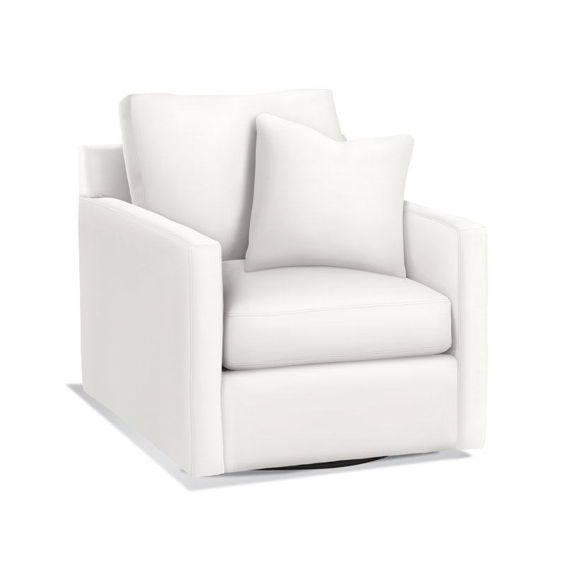 Bel-Air Upholstered Swivel Armchair, Elite Ivory; 0321-91