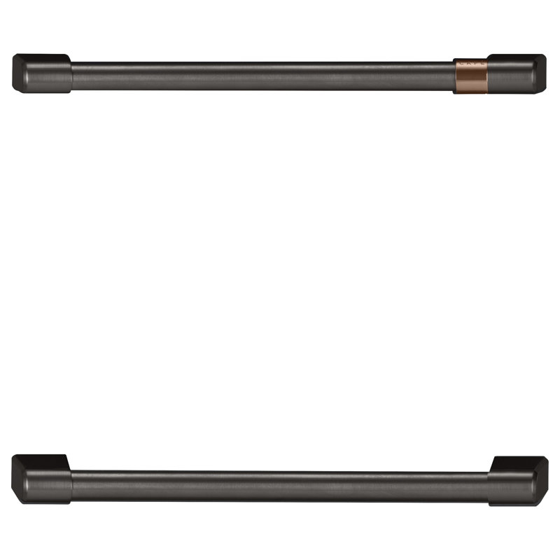 Double Drawer Handle Kit, Brushed Black