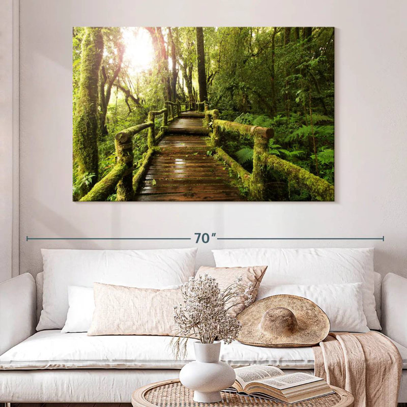 Passerelle Lilie Mossy Forest, H 34 po x l 51 po