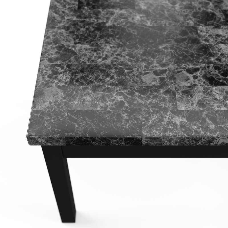 Ensemble de tables basses 3 pièces Earleen, Noir