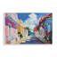 «Coastal Colors Town Architecture», estampe numérique, design par Franklyn Gregory-366094172-366094163