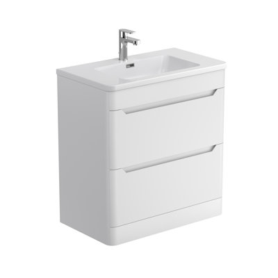 Eve 600 mm Freestanding Single Vanity with Integrated Basin