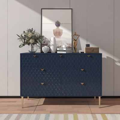 Armoire d'appoint de rangement 7 tiroirs Modern