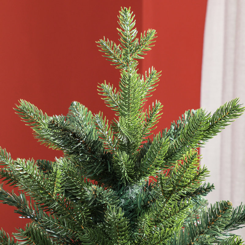 Arbre de 5 pi, 1309 pointes, base pliable, installation rapide, support pour décoration pour la maison, assemblage, bureau de décoration sécuritaire des Fêtes