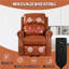 Fauteuil inclinable électrique en similicuir de 35,5 po de large Lundi
