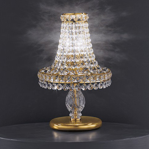 Settat Table Lamp, Nickel