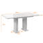 Extendable Rectangular Dining Table-1661496157