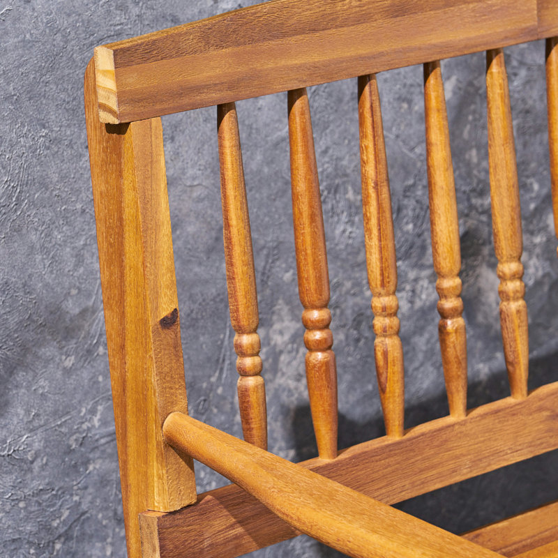 Banc Imperial, bois, 17,75 po, profondeur de siège avec finition de rangement, 24,75 po de largeur