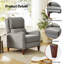 Fauteuil inclinable en cuir véritable l 28,8 po Neliyah-105914578