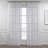 Triple Pinch Pleated Extra Long and Extra Wide Faux Linen Sheer Single Panel-92185598-92185615