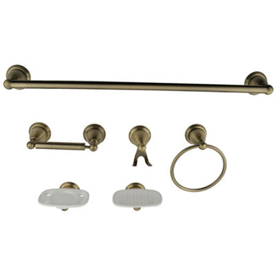 Victorian 6 Piece Bathroom Hardware Set