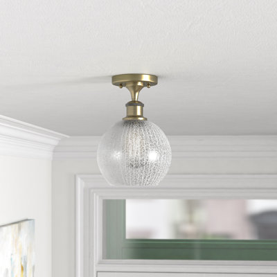 Baptista Glass Semi Flush Mount