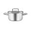 Karaca Grace Stainless Steel Induction Stockpot with Lid, 28cm, Silver