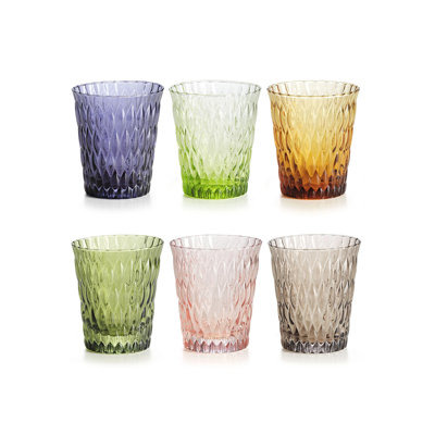 Loto Set 6 Tumbler Assorted Colors Cl 32