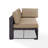 Arbedella 62.25'' Wide Metal Loveseat with Cushions-543945079