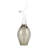 Modern Speckled Glass Statue Decorative Object for Home Decor - Sculptural Tabletop Accent for Living Room or Console Decoration - Clear & Frost-405987110