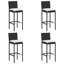 Harjap Ebern Designs Bar Set with Steel Frame and Rattan Outer Material