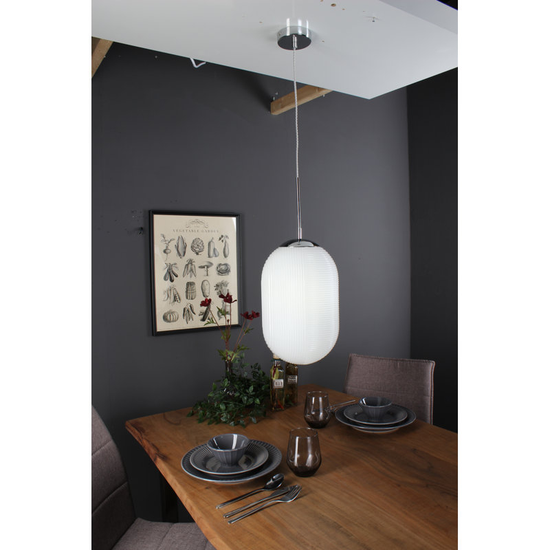 Peters 1 - Light Silver Single Pendant