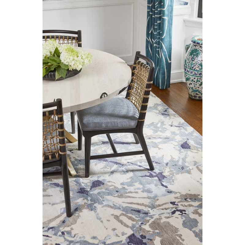 Shibori Abstract Area Rug, Runner 3' x 15'