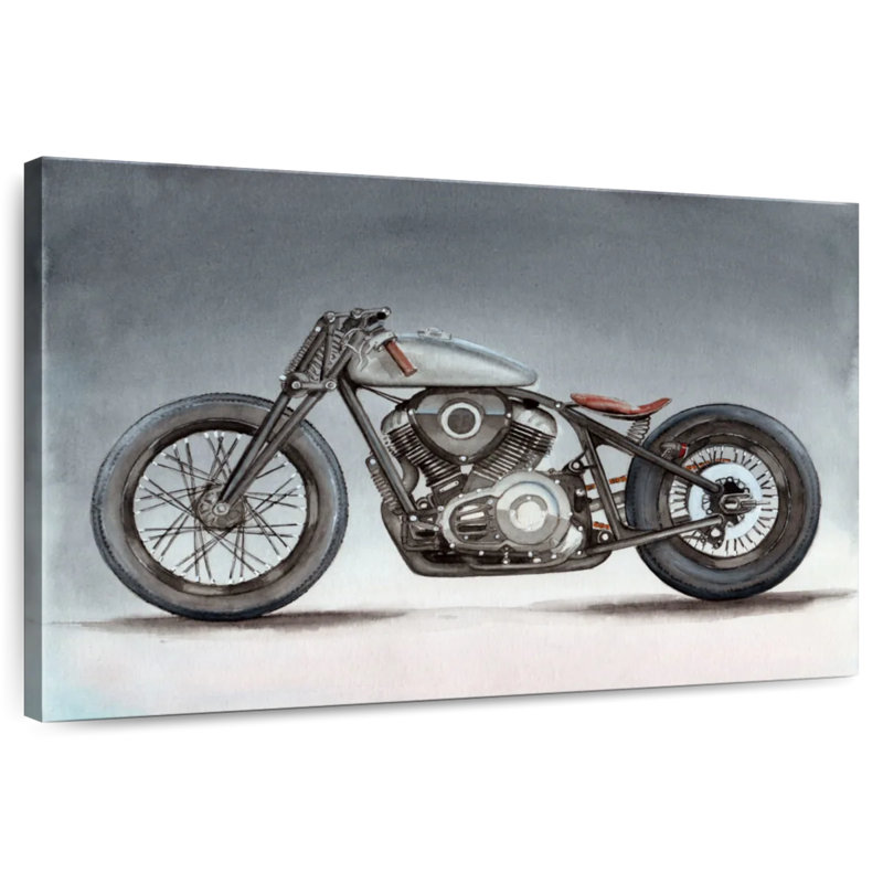Moto de style rétro, H 24 po x l 36 po