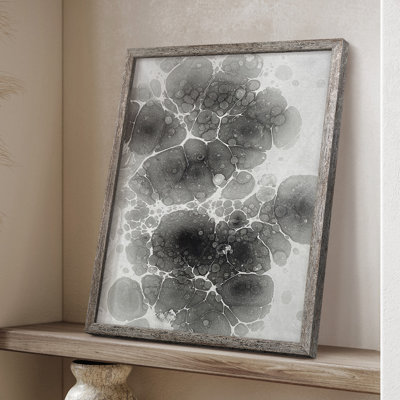 Marbling II Framed Print - Solid Wood