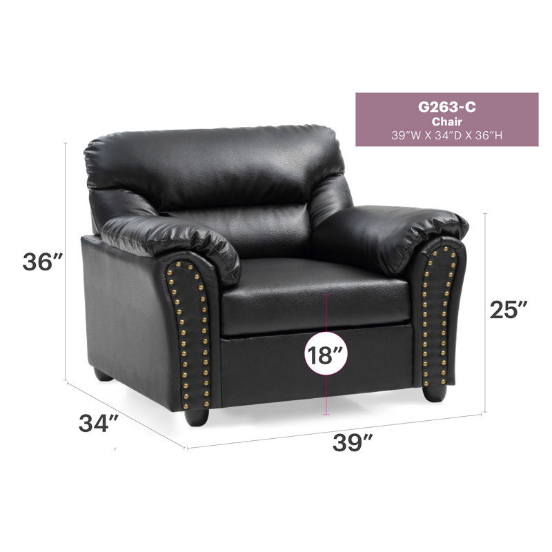 Chaise Glory Furniture Olney