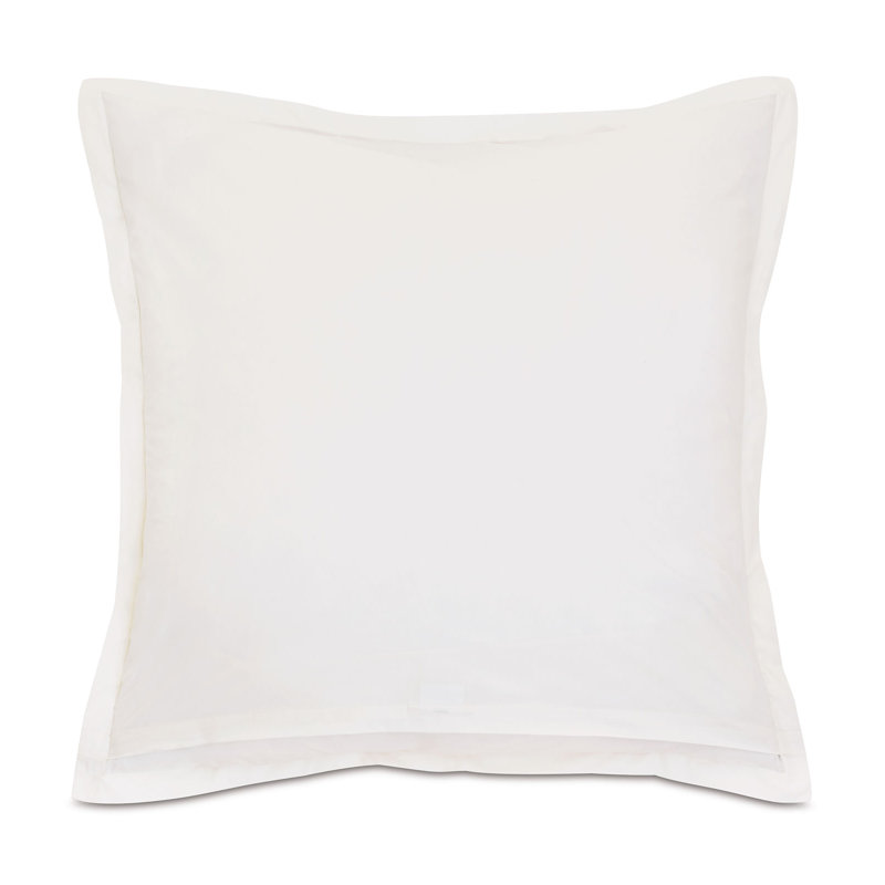 Tessa Cotton Sham Set, Euro, Ivory/Black, Multi-stripe