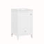 Meuble-lavabo de salle de bain avec lavabo en céramique