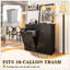 40 po X P 14 po P 36 po Armoire de cuisine noire à 2 tiroirs avec base H inclinable