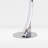Set Of 2 Polished Chrome LED Arc Table Lamps
