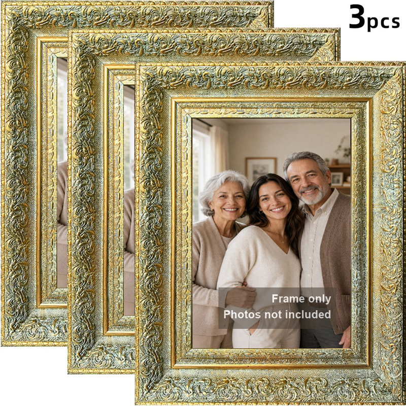 Cadre photo 11 "x 14" -3PCS, Doré